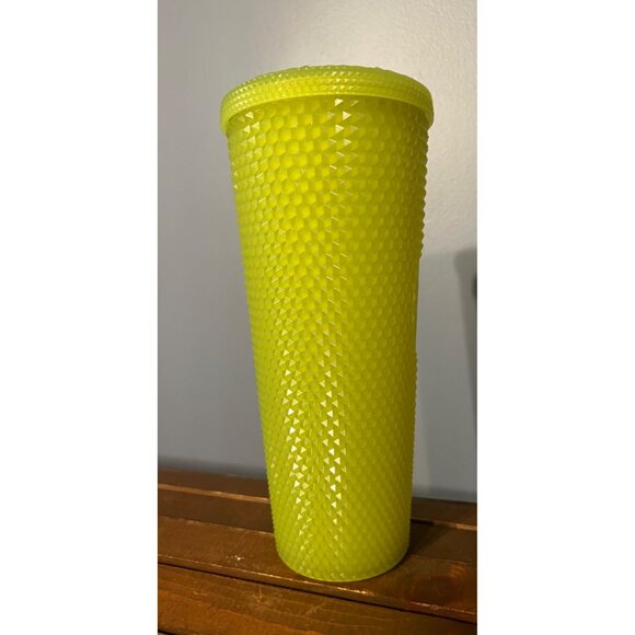 Starbucks Venti 2022 Halloween Lemongrass Studded Glow In The Dark Cup No‎ Straw - Picture 2 of 7